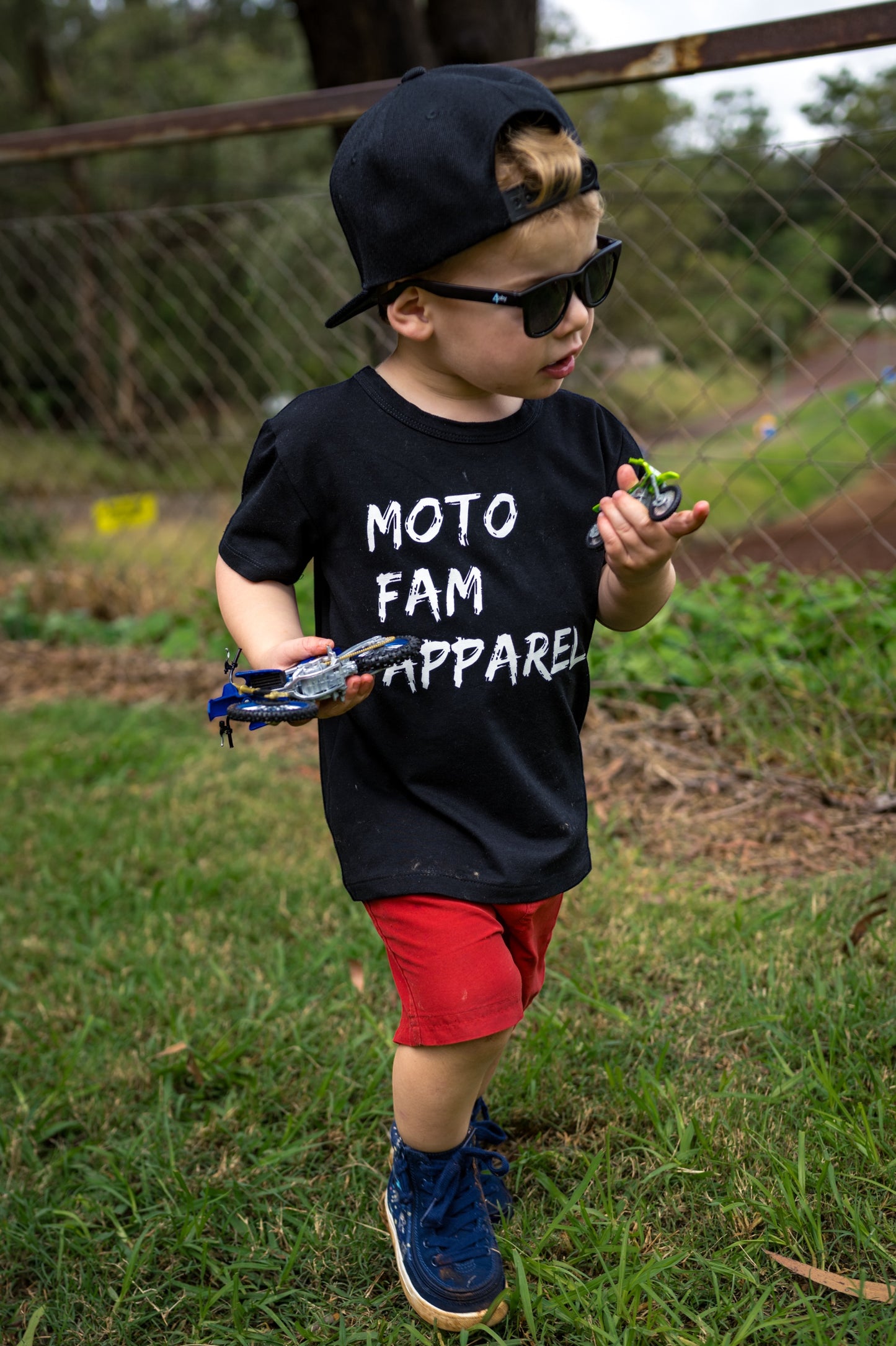 Youth Moto Fam Apparel Tee